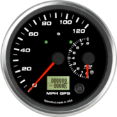 Dual Gauge - 120mph GPS Speedometer / 8K Tachometer (w/ turn signal and high beam)